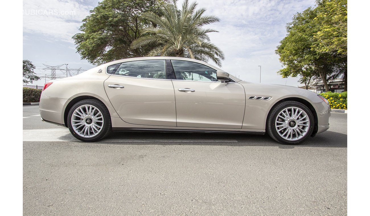 Maserati Quattroporte MASERATI QUATTROPORTE -2014 - GCC - ZERO DOWN PAYMENT - 2100 AED/MONTHLY - 1 YEAR WARRANTY