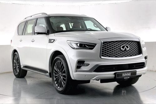إنفينيتي QX80 Luxe Sensory ProActive (8 Seater) | ضمان مجاني لمدة عام | 0 دفعة أولى