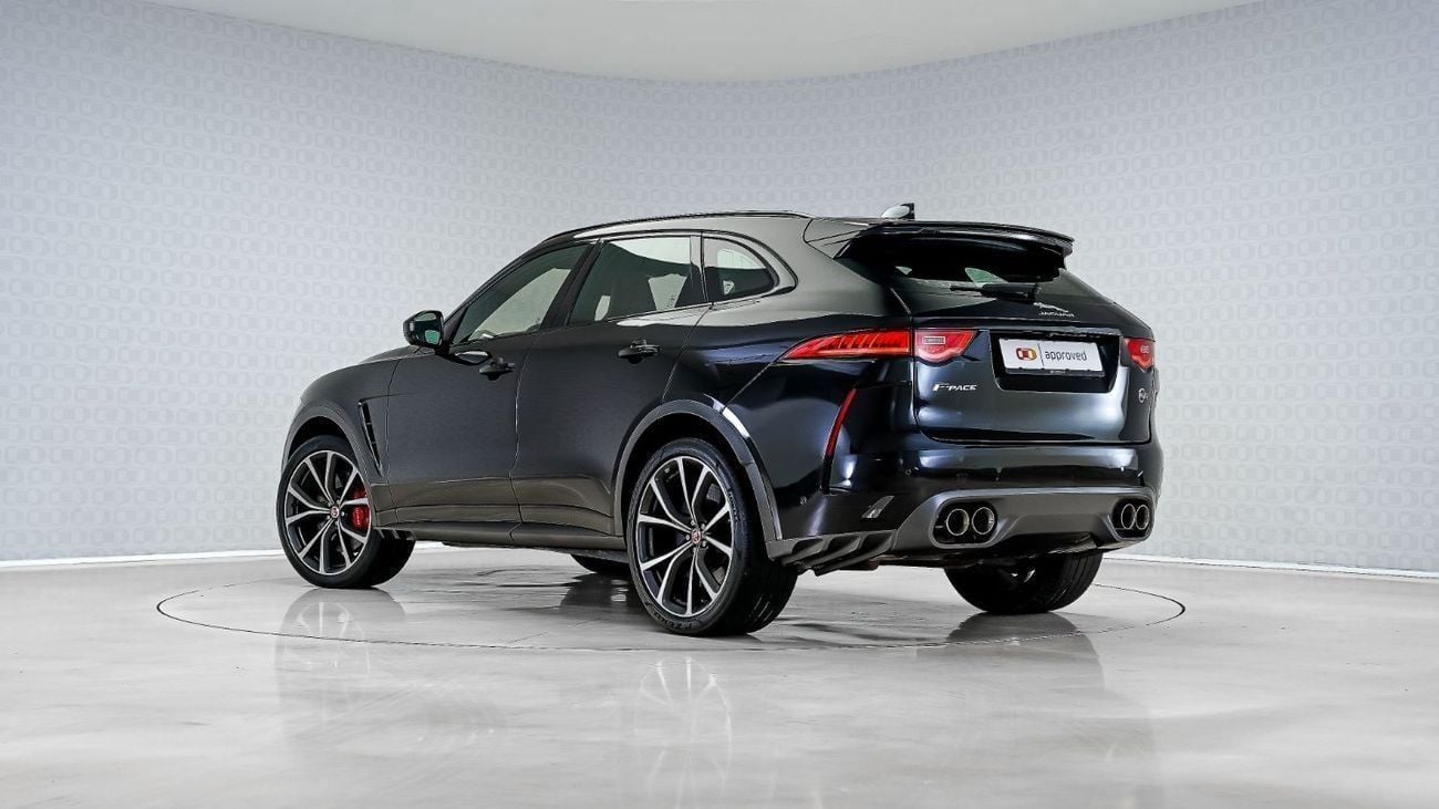 Jaguar F Pace SVR 5.0L UAE's Very Best Example | 2 Years Free Servicing | AED 3,415 Per Month