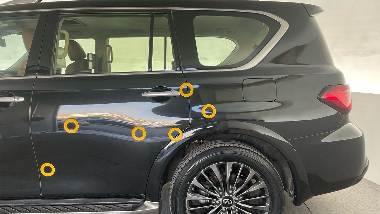 إنفينيتي QX80 LUXE SENSORY PROACTIVE 5.6 SENSORY PRO ACTIVE AUTO 4WD 8 SEATS | شامل الضمان | 0 ﺪﻔﻋﺓ ﺃﻮﻟﻯ