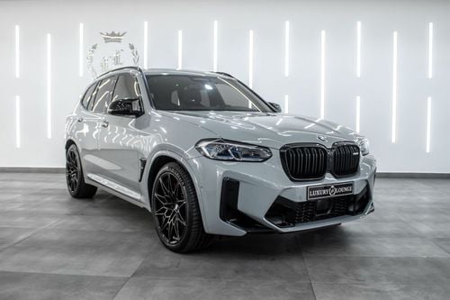 BMW X3M Competition 4.4L BMW X3M COMPETITION 2022 | GCC SPEC | NARDO GREY | RED INTERIOR | WARRANTY  SERVICE