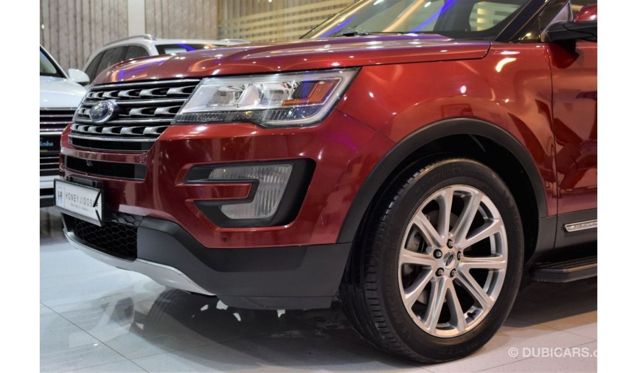 Ford Explorer EXCELLENT DEAL for our FORD Explorer LIMITED 4WD 2017 Model!! in Red Color! GCC Specs