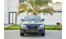 Audi Q5 TFSI Quattro  brand new condition, with chrome package  GCC - AED 1,449 PM - 0% DP