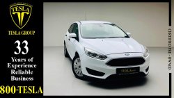Ford Focus / SEDAN / GCC / 2018 / WARRANTY / FULL DEALER SERVICE HISTORY (AL TAYER) / ONLY 229 DHS MONTHLY
