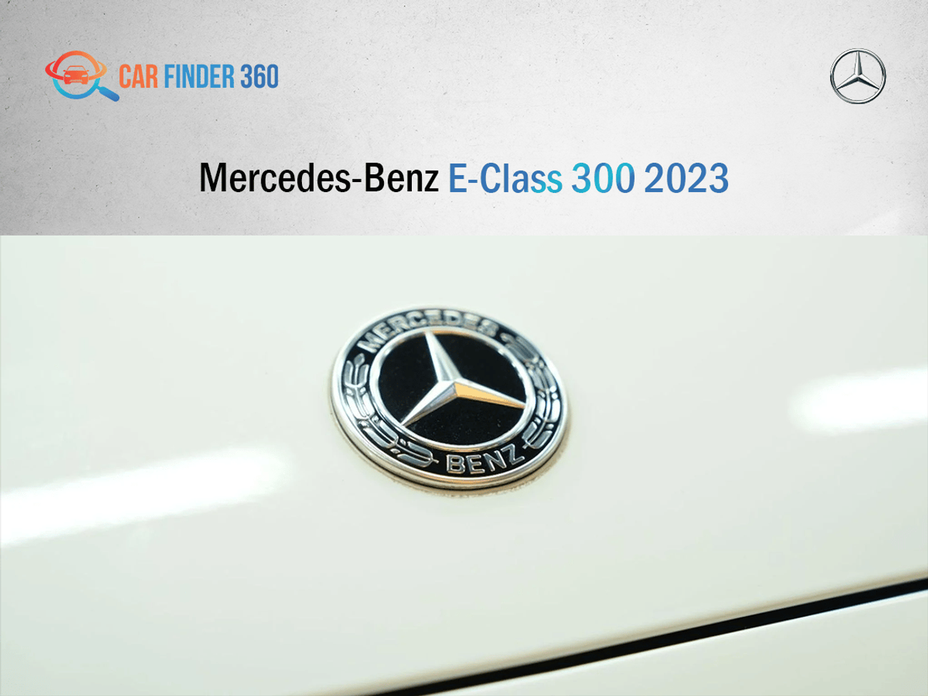 Mercedes-Benz E300 Mercedes-Benz E-Class 300 2023
