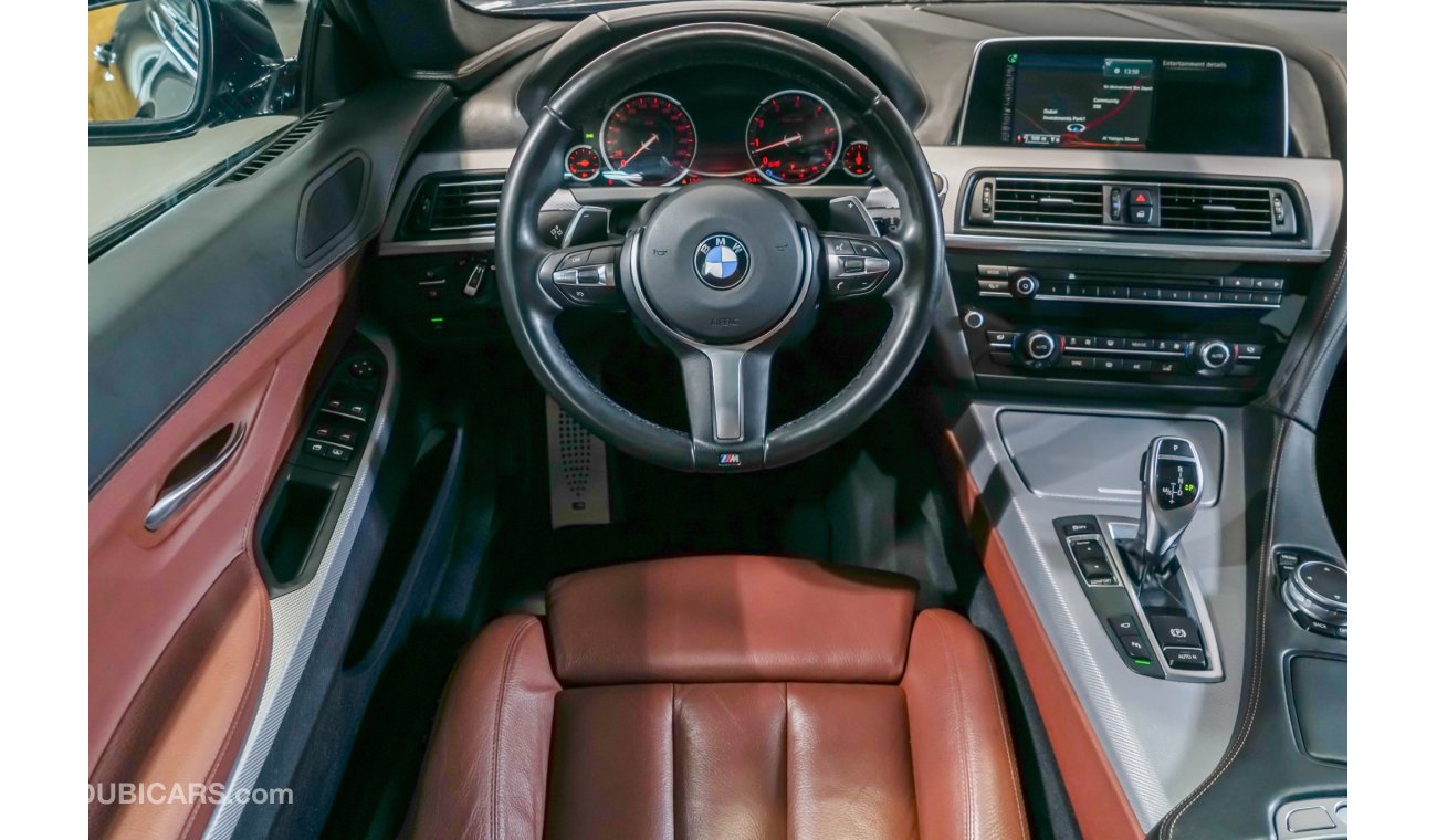 بي أم دبليو 640i 2016 BMW 640i M-Sport Gran Coupe / Extended BMW Warranty & Service Pack