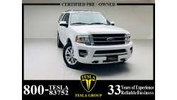 Ford Expedition LIMITED! / 4WD / EcoBoost / GCC / 2016 / WARRANTY / FULL DEALER SERVICE HISTORY / 1,371 DHS MONTHLY!