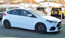 Ford Focus RS 2018 Euro Specs