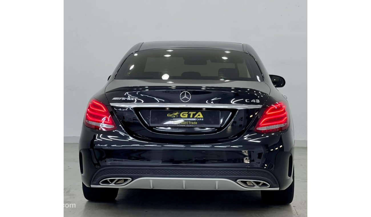 Mercedes-Benz C 43 AMG 2017 Mercedes C43 AMG 4matic, Mercedes Warranty-Full Service History-GCC