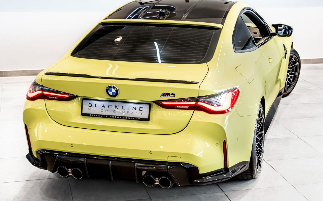 بي أم دبليو M4 2024 BMW M4 Competition, 2028 BMW Warranty + Service Contract, Akrapovic Exhaust, Low KMs, GCC