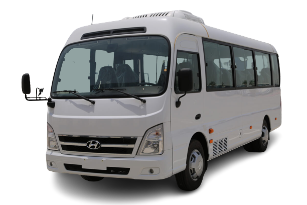 Hyundai County cover - Front Left Angled