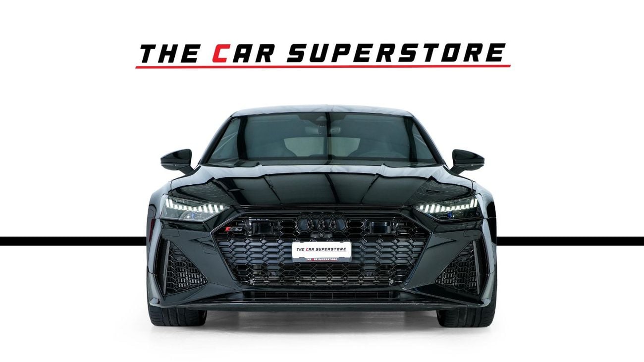 أودي RS7 Carbon Fiber Package-Audi Ceramic Braking System-Red Calipers-Premium Leather Interior