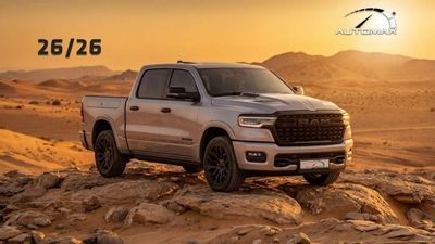 RAM 1500 LIMITED (For Export , НА ЭКСПОРТ) PY 26/26 Crew Cab Hurricane H.O 3.0TT GCC Без пробега