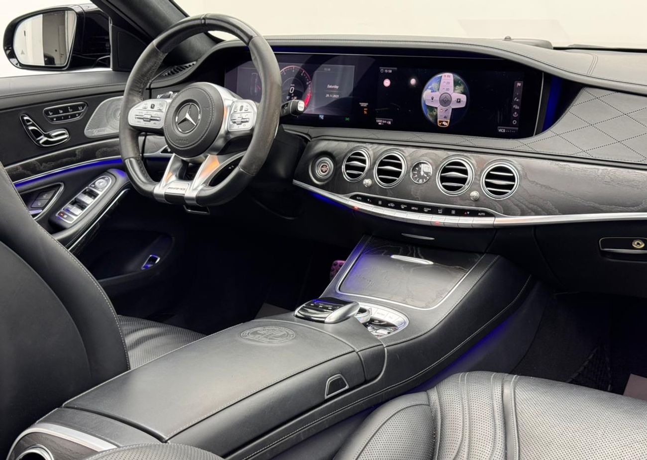 Mercedes-Benz S 63 AMG Std 4.0L (604 HP) 2018 Mercedes-Benz S63 AMG, Full Service History, 1 Year Warranty