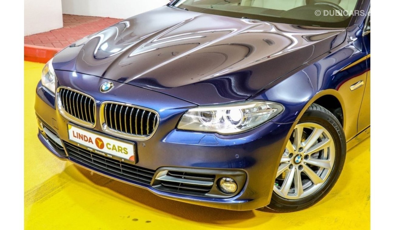 بي أم دبليو 520 BMW 520i 2016 GCC under Warranty with Flexible Down-Payment.