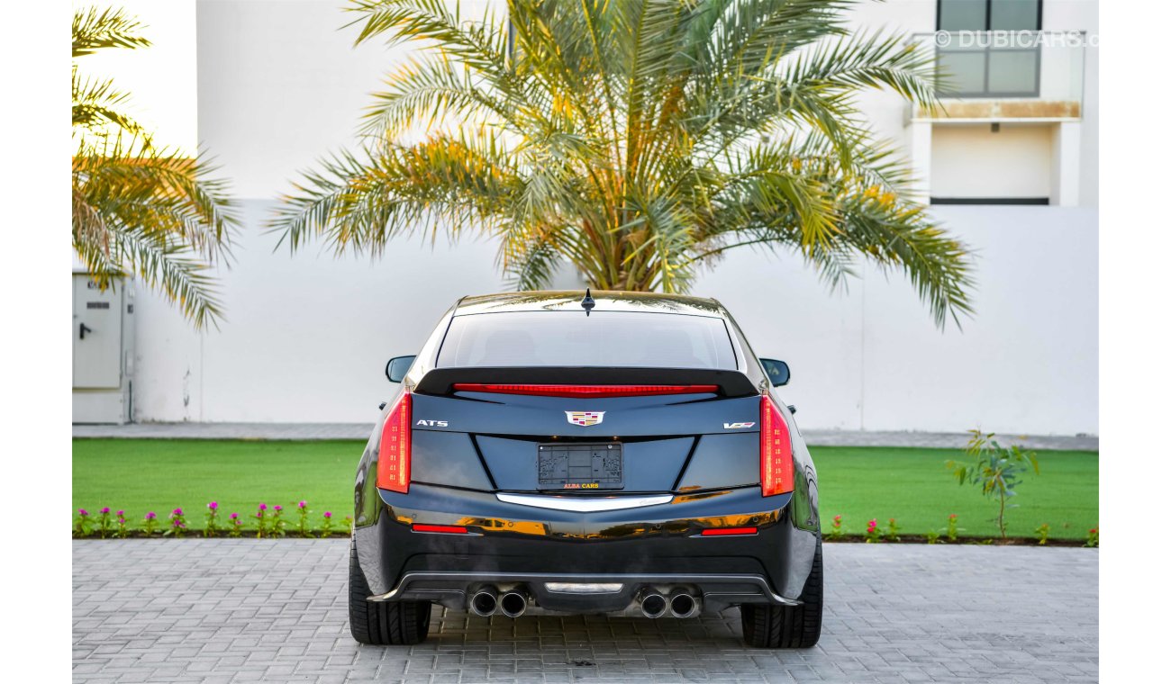 Cadillac ATS V - Agency Warranty and Service Contract! - GCC - AED 3,048 PER MONTH - 0% DOWNPAYMENT