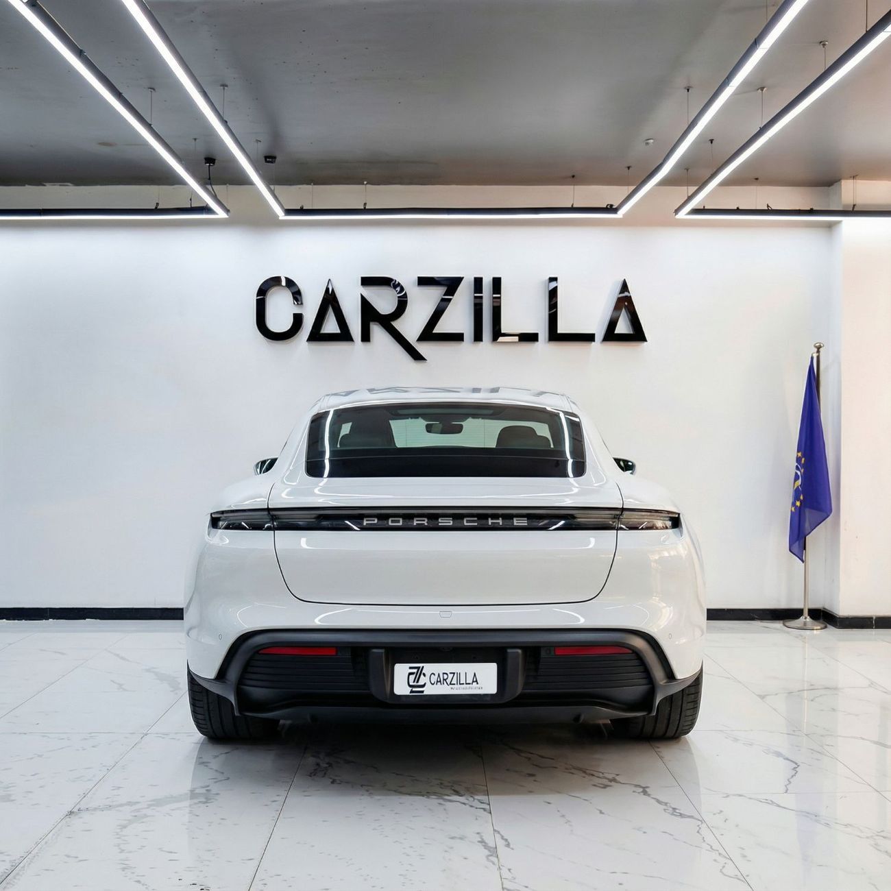 Porsche Taycan Base AED 4,308 /Monthly  l Porsche Taycan – 79.2 kWh Electric Luxury Sedan l White