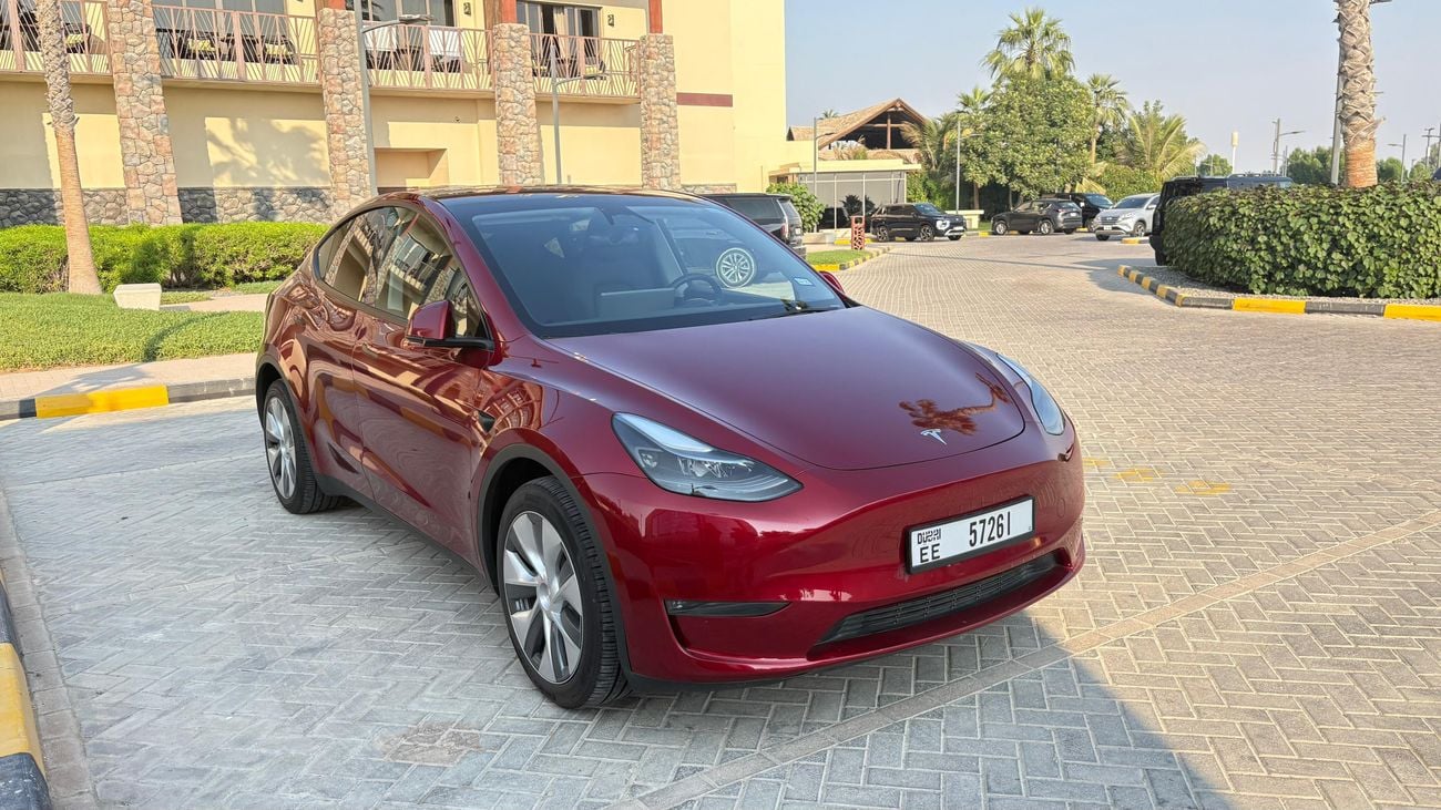 Tesla Model Y Long Range AWD Mars Red | 14k km Only | Perfect Condition | 89,900 AED |
