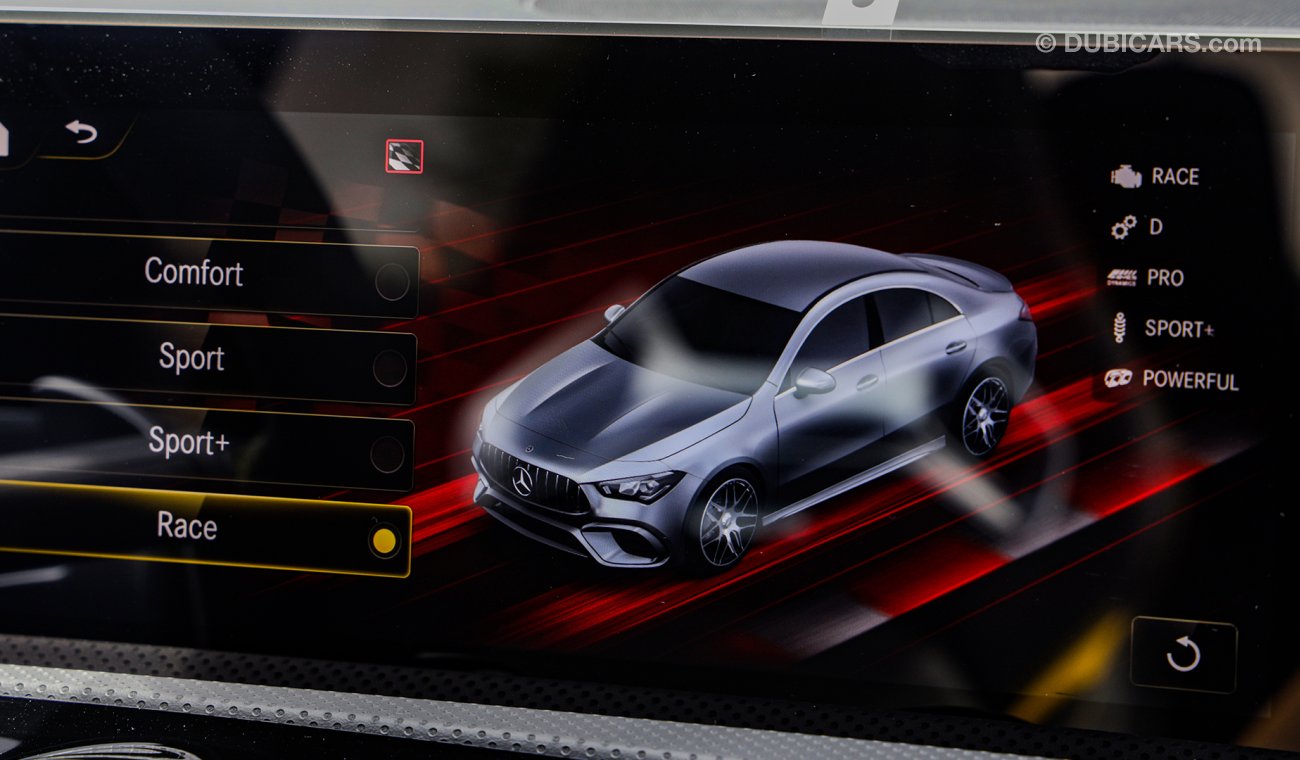 Mercedes-Benz CLA 45 AMG 2020 Mercedes CLA 45 S 4MATIC AMG, GCC, 0KM With 2 Yrs Unlted Mileage 3 Yrs or 60K KM Servs @EMC