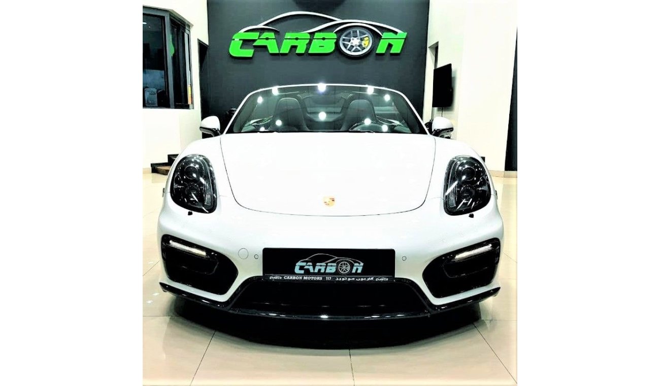 بورش بوكستر جي تي أس PORSCHE BOXSTER GTS 2015 MODEL GCC CAR WITH 55K KM ONLY FULL SERVICE HISTORY IN AMAZING CONDITION