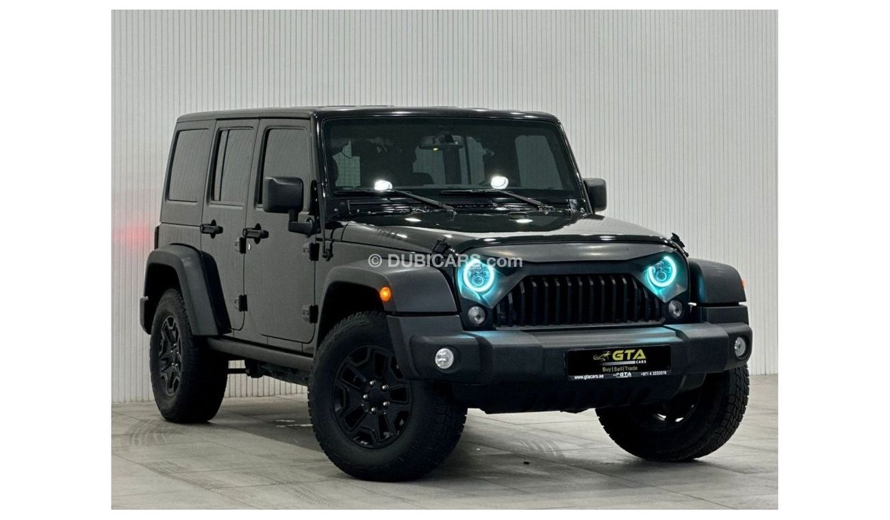 Jeep Willys 2018 Jeep Wrangler Willys Wheeler, Warranty, Full Jeep Service History, Low Kms, GCC
