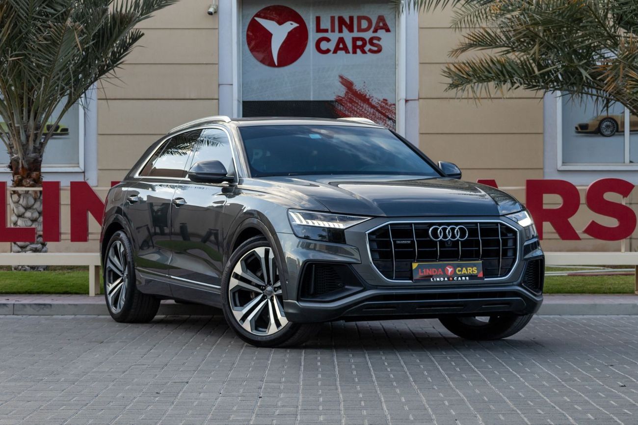 Audi Q8 55 TFSI quattro S-Line 3.0L (340 HP) Audi Q8 55TFSI Quattro S-Line 2019 GCC under Warranty with Flex