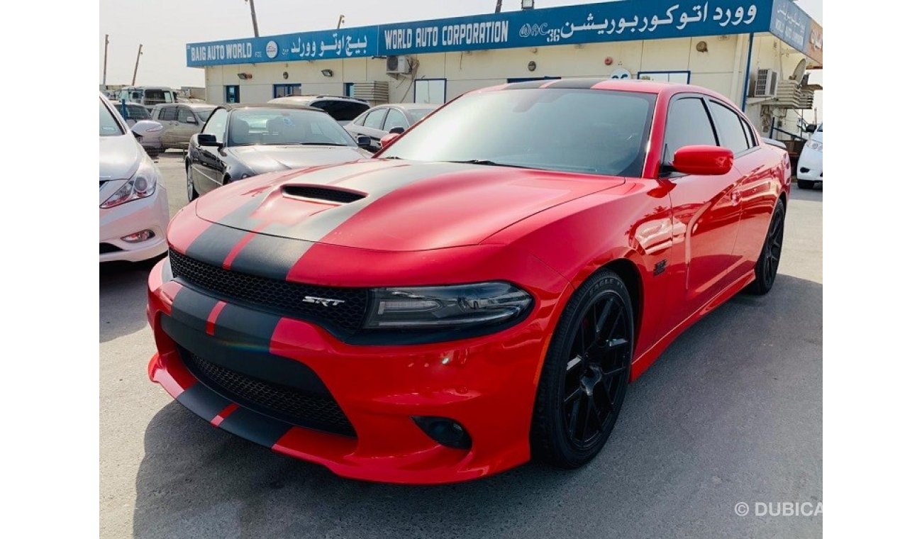 دودج تشارجر DODGE CHARGER 2016 RED & BLACK SCAT PACK 6.4