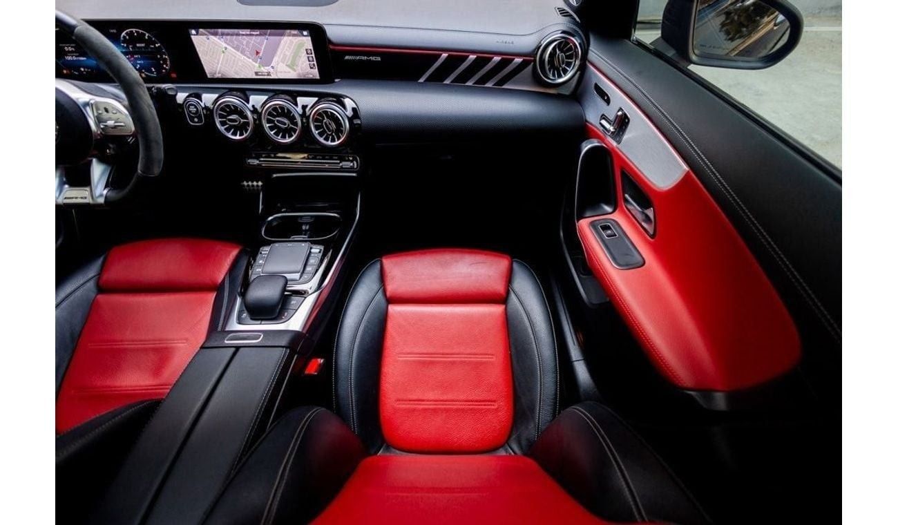 Mercedes-Benz CLA 45 AMG Mercedes-Benz CLA45 AMG S 2021 GCC under Agency Warranty and Service Contract with Flexible Down-Pay