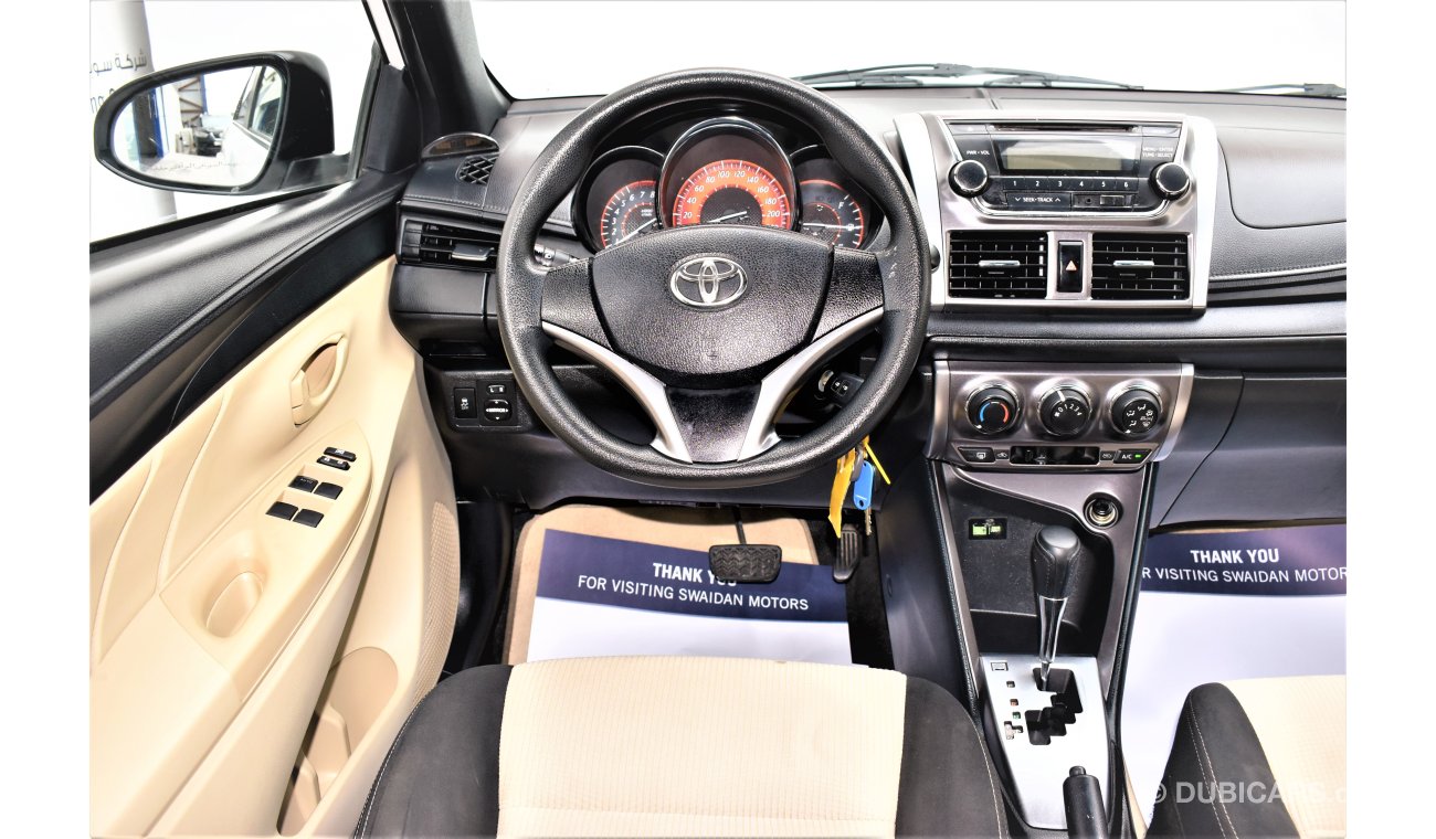 Toyota Yaris AED 782 PM | 1.3L SE GCC WARRANTY