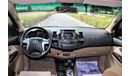 Toyota Fortuner TOYOTA FORTUNER GXR V6 MODEL 2014 GCC