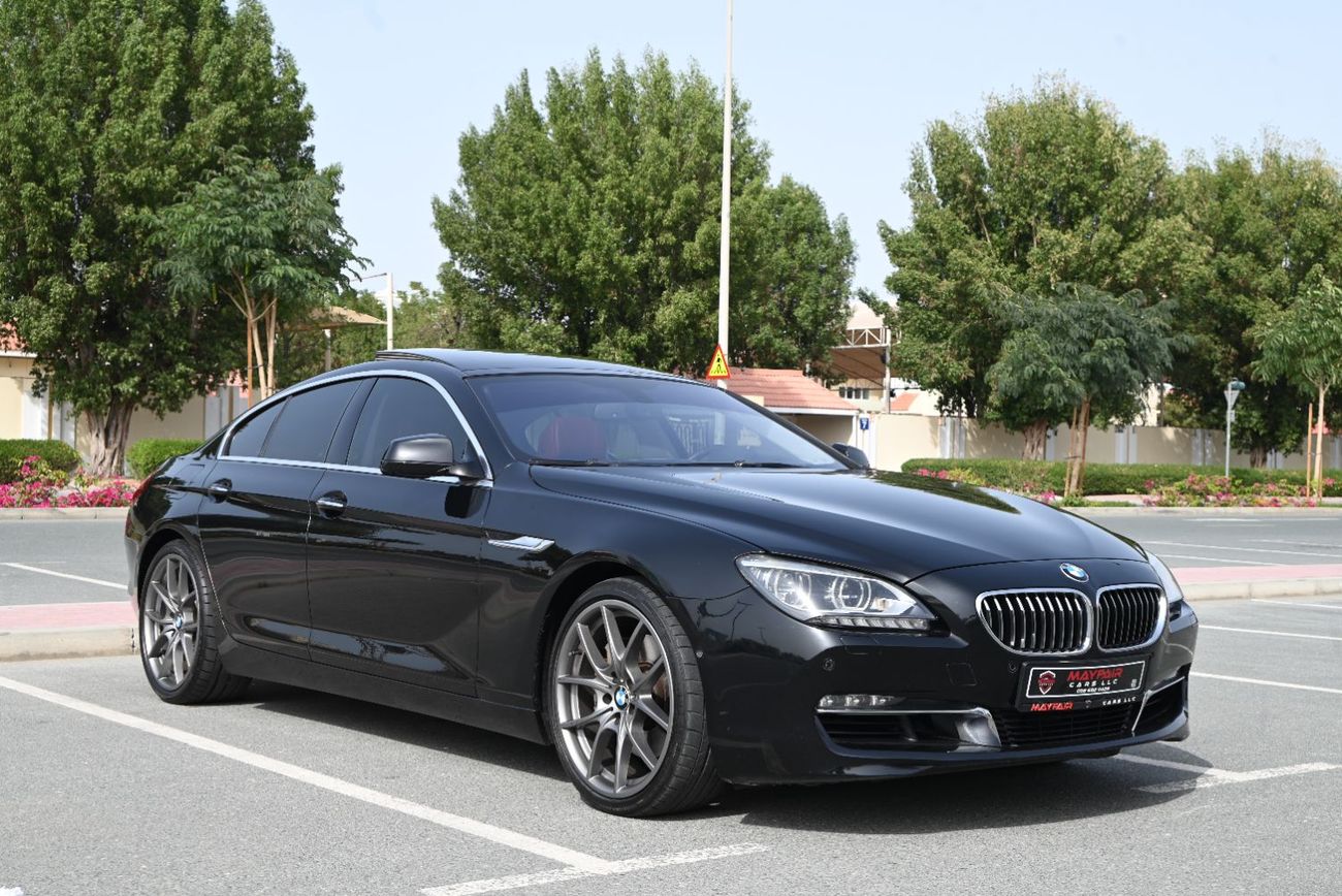 BMW 640i M Sport 3.0L 0% DP - BMW 640i GRAND COUPE 2015 - LOW MILEAGE - FULL AGENCY SERVICE - GCC SPECS