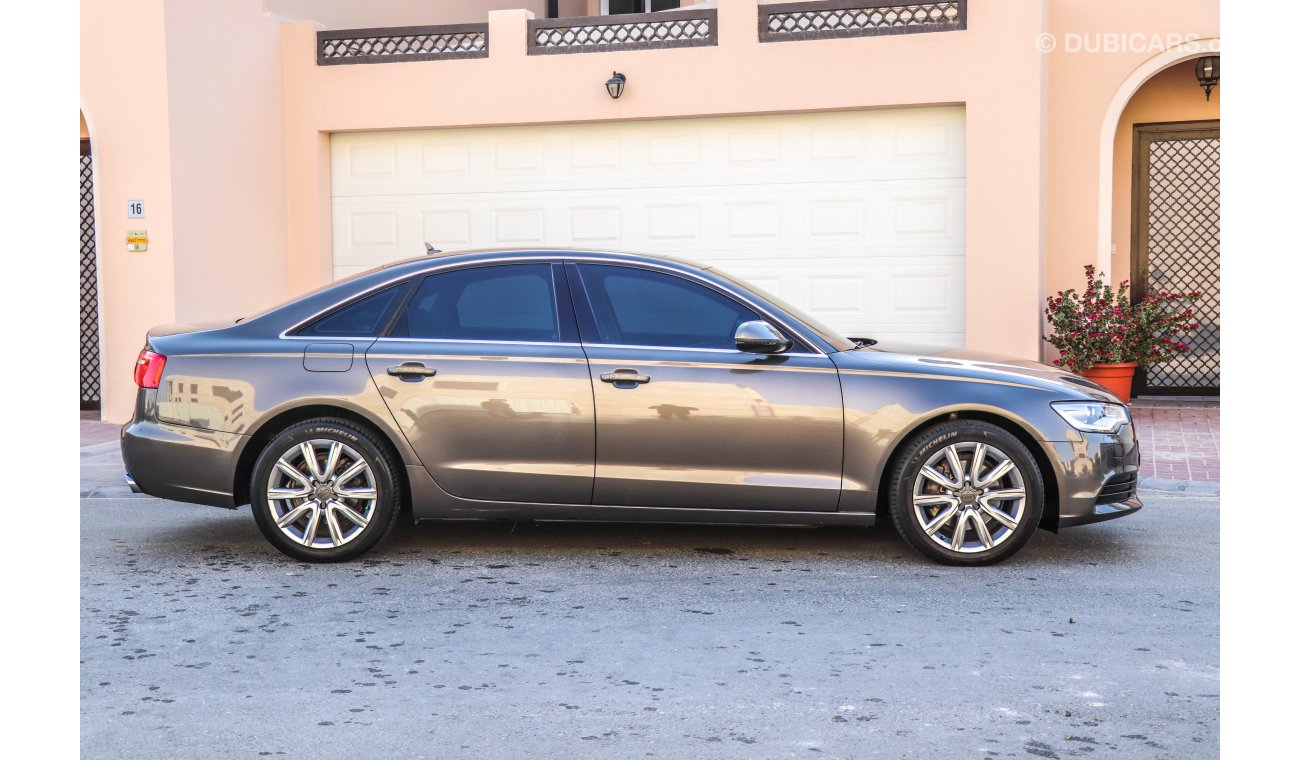 Audi A6 V6 2013 GCC under Warranty with Zero downpayment.