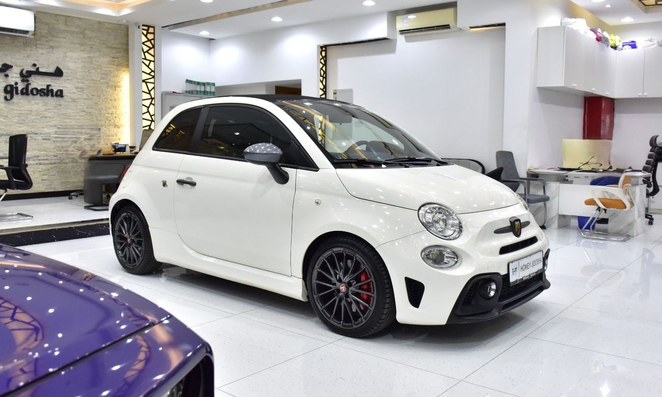Abarth 595 EXCELLENT DEAL for our Abarth 595 Convertible Competizione ( 2022 Model ) in White Color GCC Specs