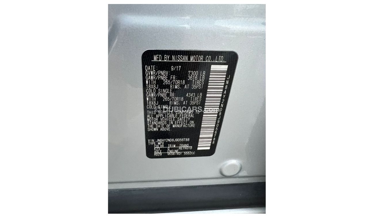 Nissan Armada *SALE* 2018 Nissan Armada 5.6L V8 MidOption+ In Great Condition