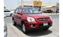 كيا سبورتيج احمر 2009 خليجى بحالة ممتازة بدون حوادث