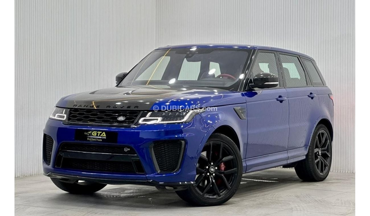 لاند روفر رينج روفر سبورت 2022 Range Rover Sport SVR Carbon, June 2025 Warranty, Service Contract, Full Options, Low Kms, Euro