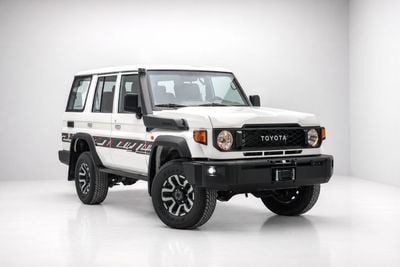 Toyota Land Cruiser 70 LC76 LX Hardtop 2.8L - White Inside Saddle Tan | Export Only