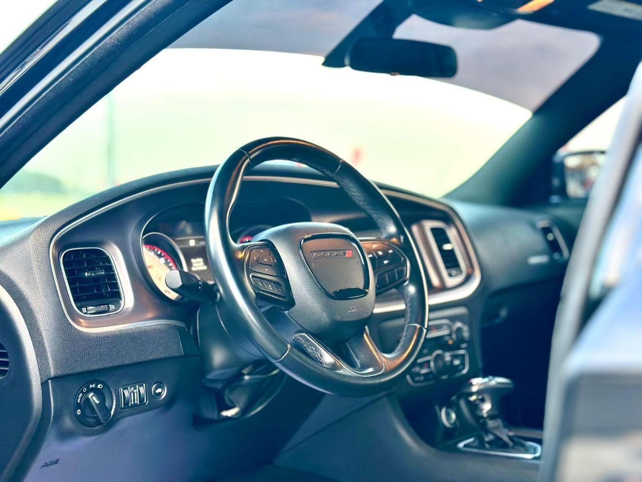 دودج تشارجر SXT | Monthly 1250/- | 0% DP | Fabric Seats | Original Airbags | Park Assist | # 62324S