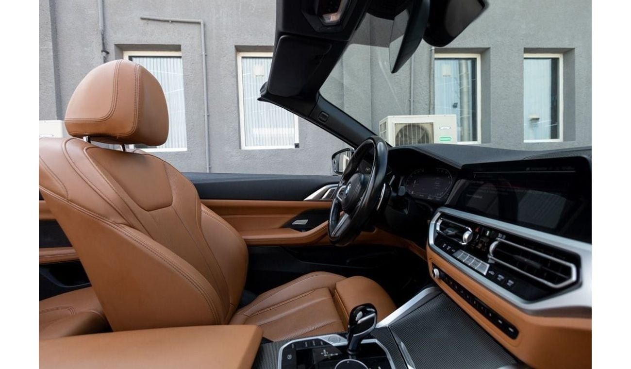 BMW 420i M Sport 2.0L BMW 420i M-Sport Convertible 2022 GCC under Agency Warranty and Service Contract with F