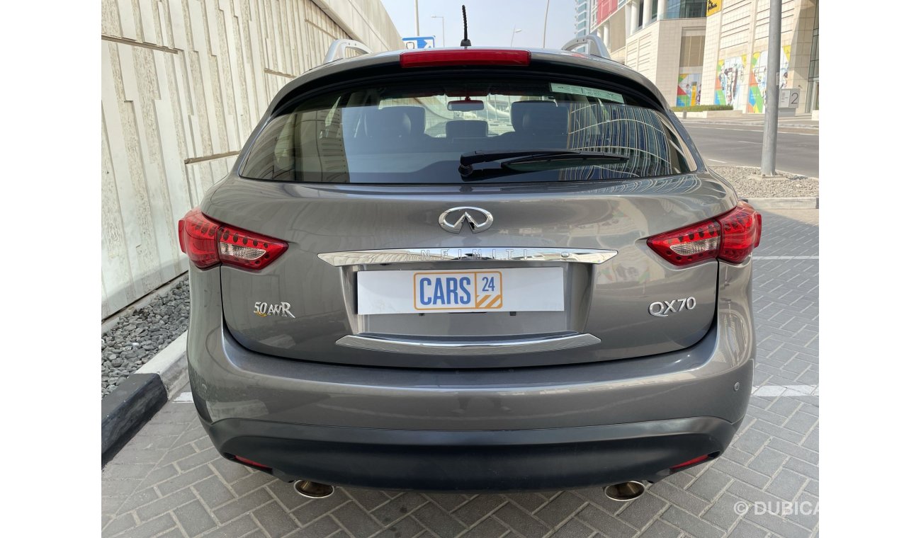 إنفينيتي QX70 3.7L | QX70|  GCC | EXCELLENT CONDITION | FREE 2 YEAR WARRANTY | FREE REGISTRATION | 1 YEAR FREE INS