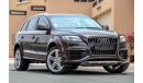 Audi Q7 3L Supercharged 2015 GCC under Agency Warranty with Zero Down-Payment.