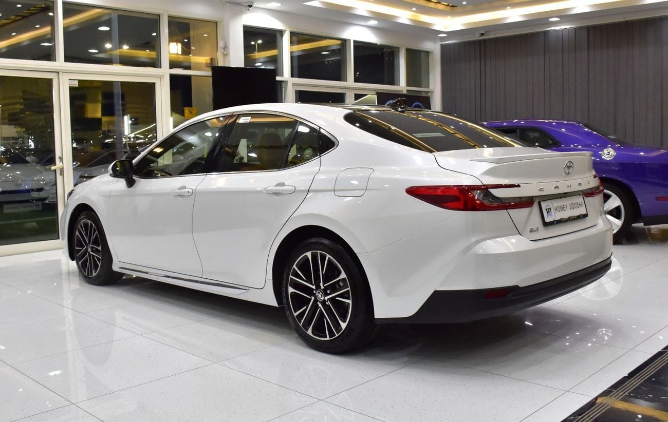 Toyota Camry EXCELLENT DEAL for our Toyota Camry GLE ( 2025 Model ) in White Color GCC Specs