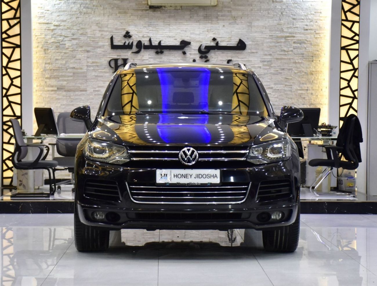 Volkswagen Touareg EXCELLENT DEAL for our Volkswagen Touareg ( 2015 Model ) in Black Color GCC Specs