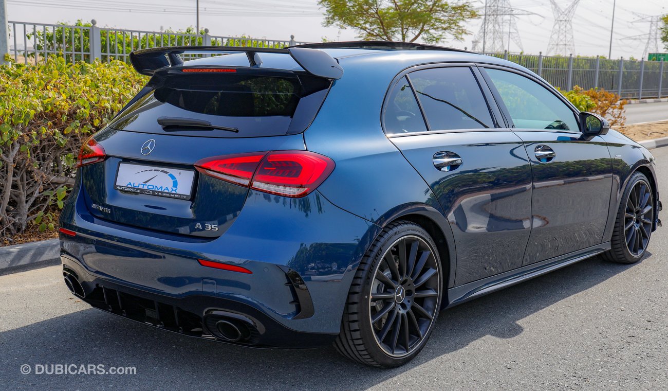 مرسيدس بنز A 35 AMG 4MATIC PERFORMANCE، أسود، 0 كم، GCC، الضمان: سنتان غير محدودة المسافة، خدمة الصيانة: 3 سنوات