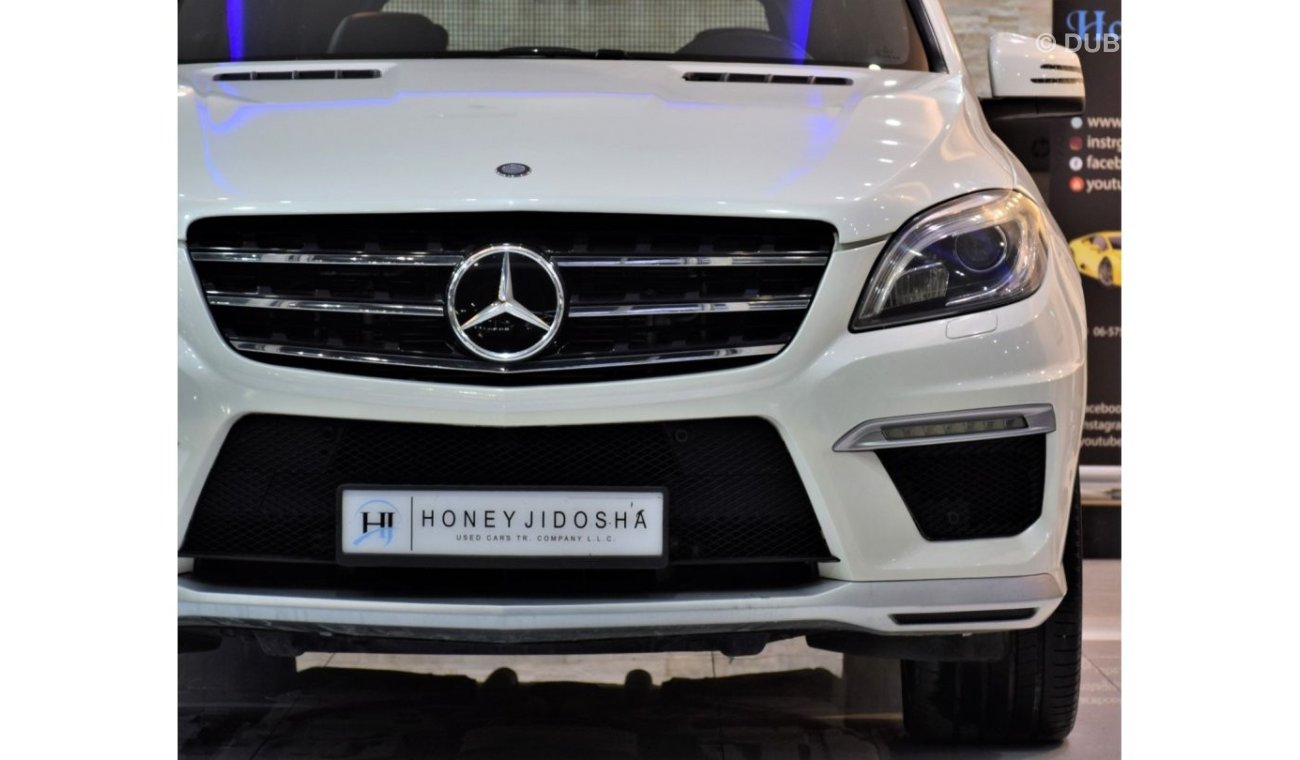 Mercedes-Benz ML 63 AMG EXCELLENT DEAL for our Mercedes Benz ML63 AMG V8 BITURBO 2013 Model!! in White Color! GCC Specs