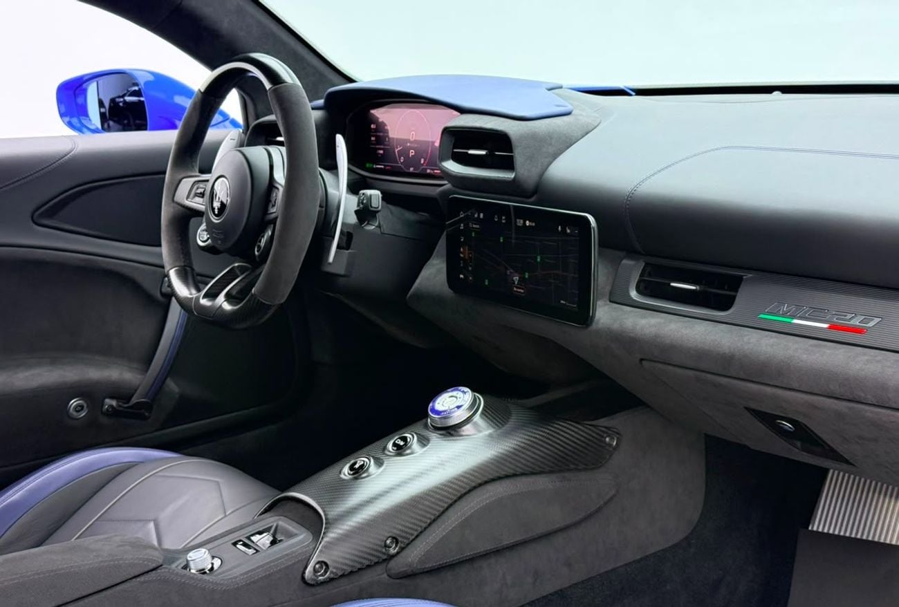مازيراتي MC20 COUPE 2022 Maserati MC20, Warranty, Full Maserati Service History, Carbon Fiber Interior, Very Low K