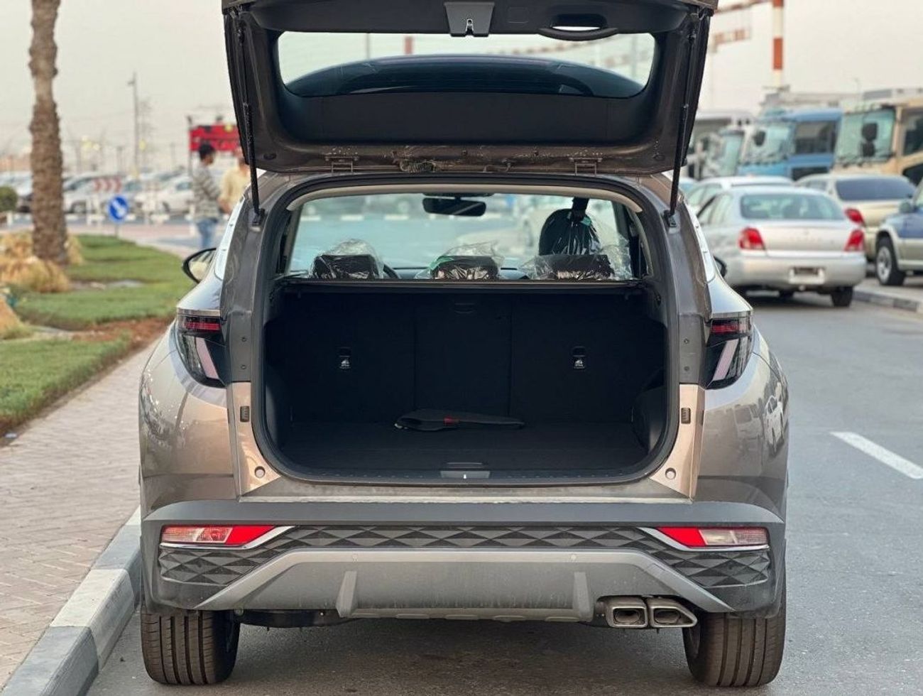 هيونداي توسون 1.6L PTR A/T // 2023 // WITH PUSH START , BACK CAMERA&DVD , PARKING SENSOR , PANORAMIC // SPECIAL OF