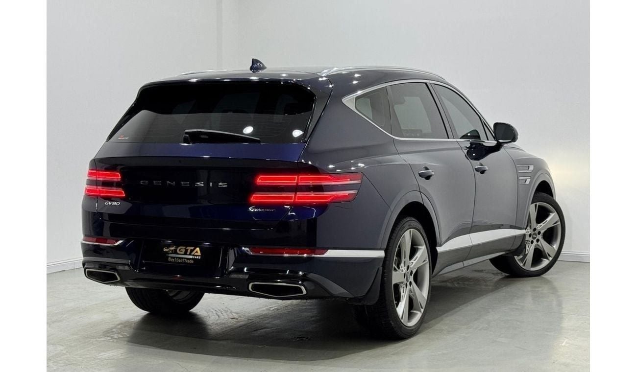 جينيسس GV80 Royal 3.5L AWD 2022 Genesis GV80, 2027 Genesis Warranty + Service Pack, Full Options, Low Kms, GCC