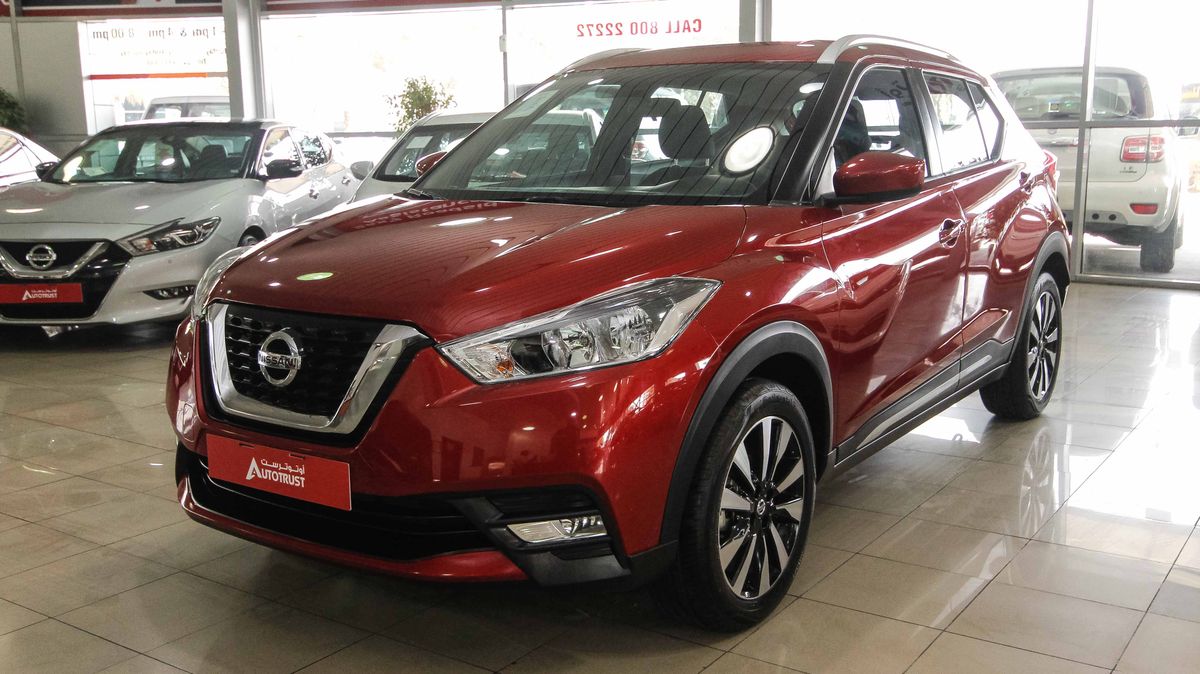 Nissan Kicks for sale AED 61,900. Red, 2017