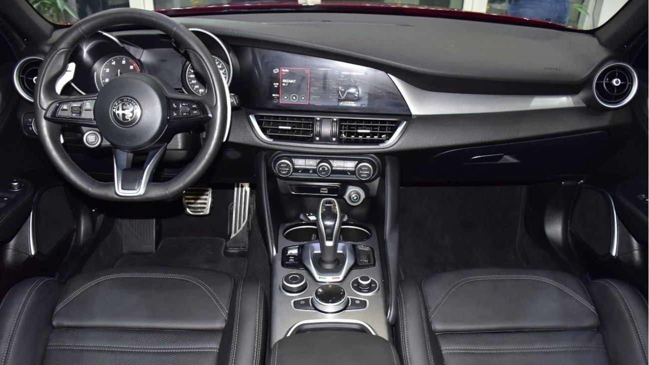 Alfa Romeo Giulia EXCELLENT DEAL for our Alfa Romeo Giulia Q2 Veloce ( 2023 Model ) in Red Color GCC Specs